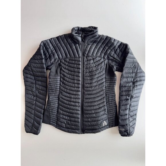 EDDIE BAUER First Ascent Microtherm Black Down Filled Puffer Jacket Coat, Size S - Picture 5 of 15